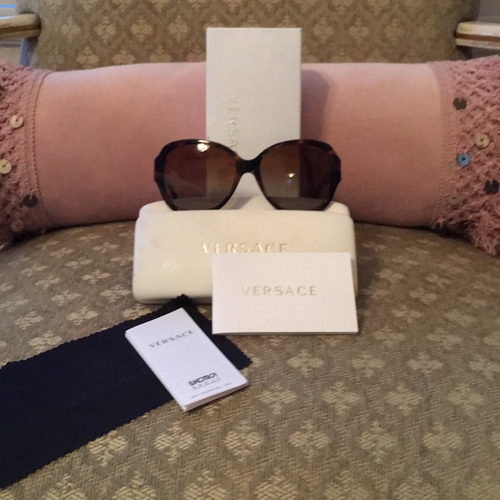 Versace Tortoiseshell Sunglasses